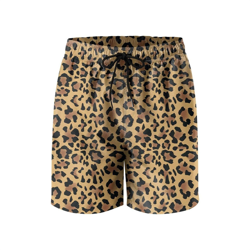 Trunks Board Surf - Short de plage imprimé léopard 3D