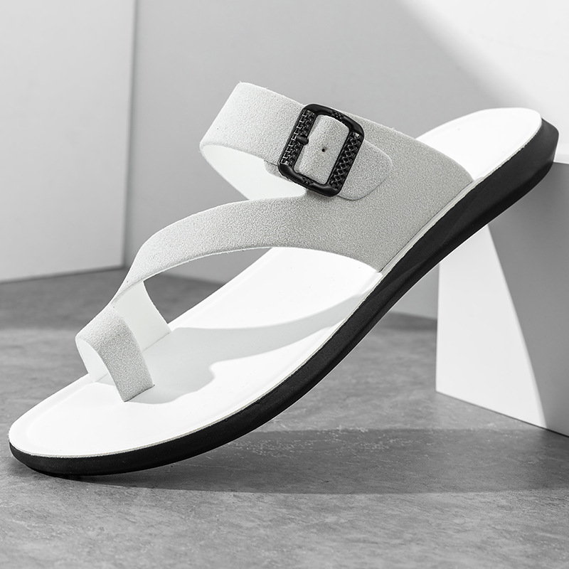 Flip Flop Leather Men - Nouvelles sandales d'été 2026 en cuir