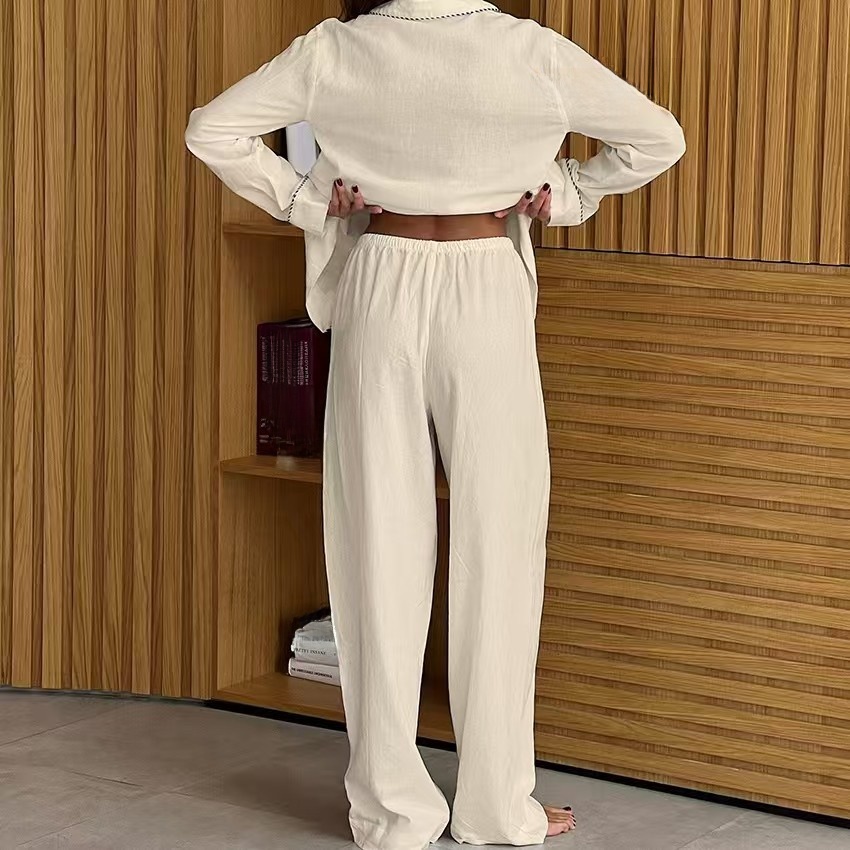 Ensemble de pyjama en coton po - Linen Shirt Breathable avis et prix