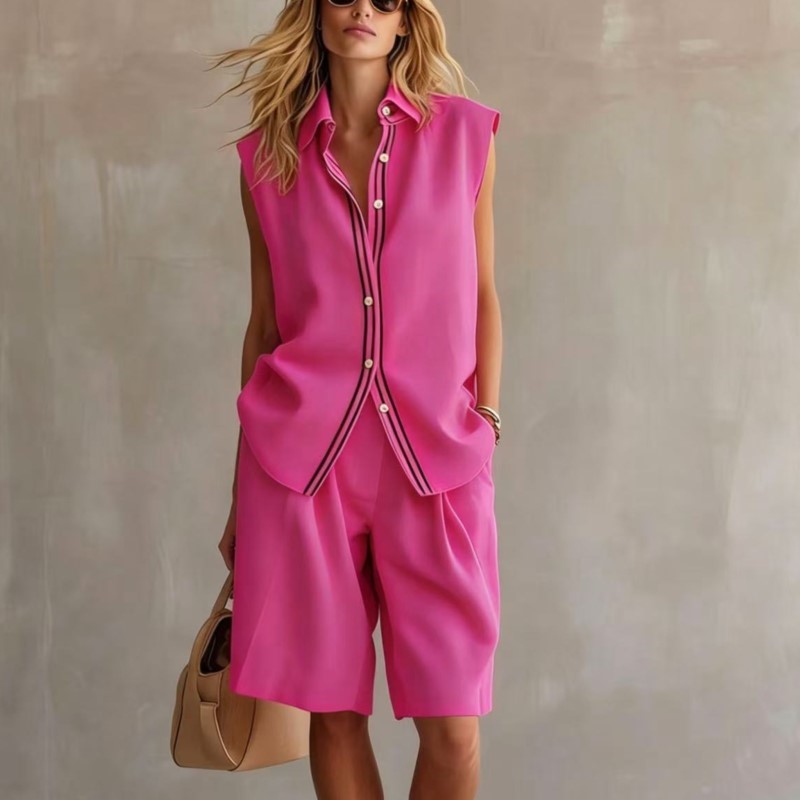 Ensemble deux pièces décontrac - Linen Shirt Breathable avis et prix