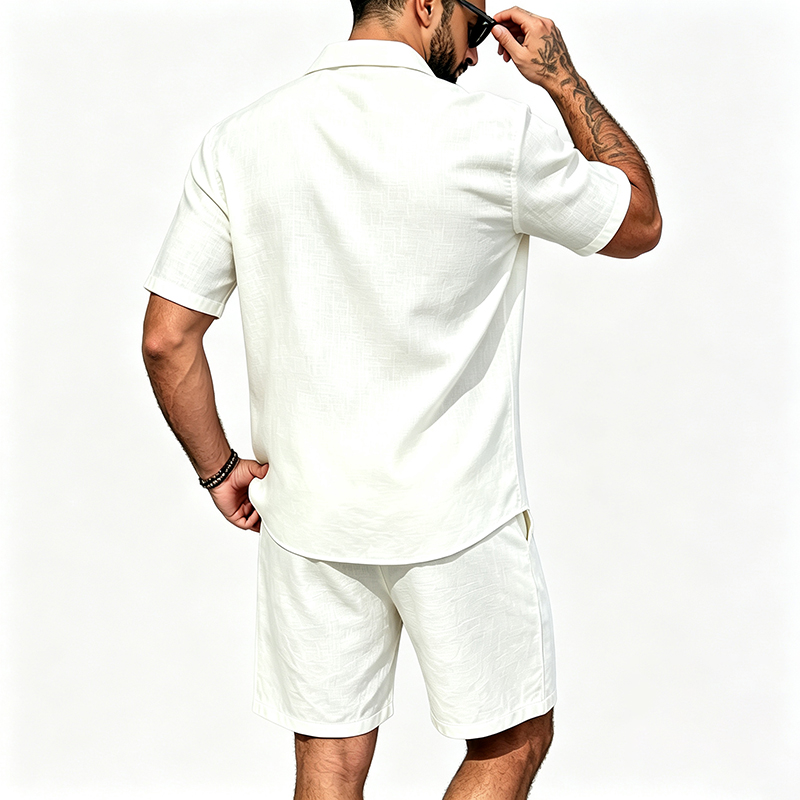 Ensemble décontracté pour homm - Linen Shirt Breathable avis et prix