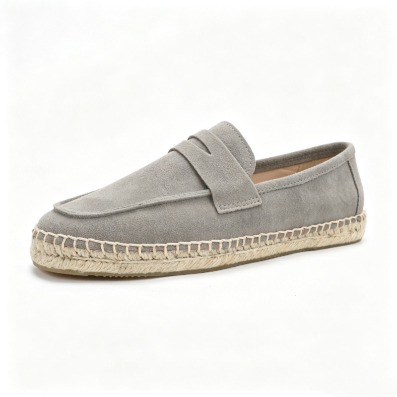 Mocassins unisexes en daim, se - Espadrille Slip On avis et prix