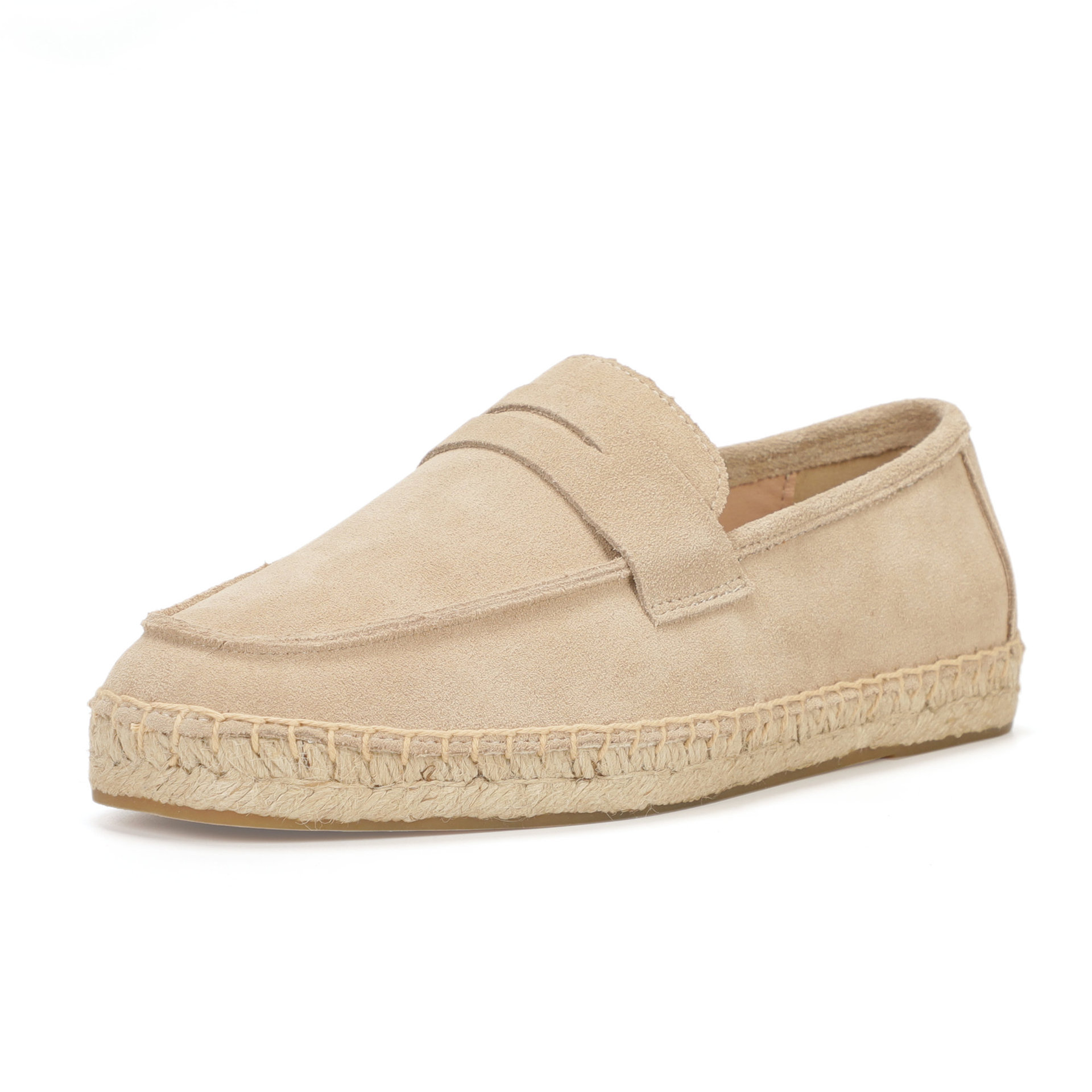 Mocassins unisexes en daim, se - Espadrille Slip On avis et prix