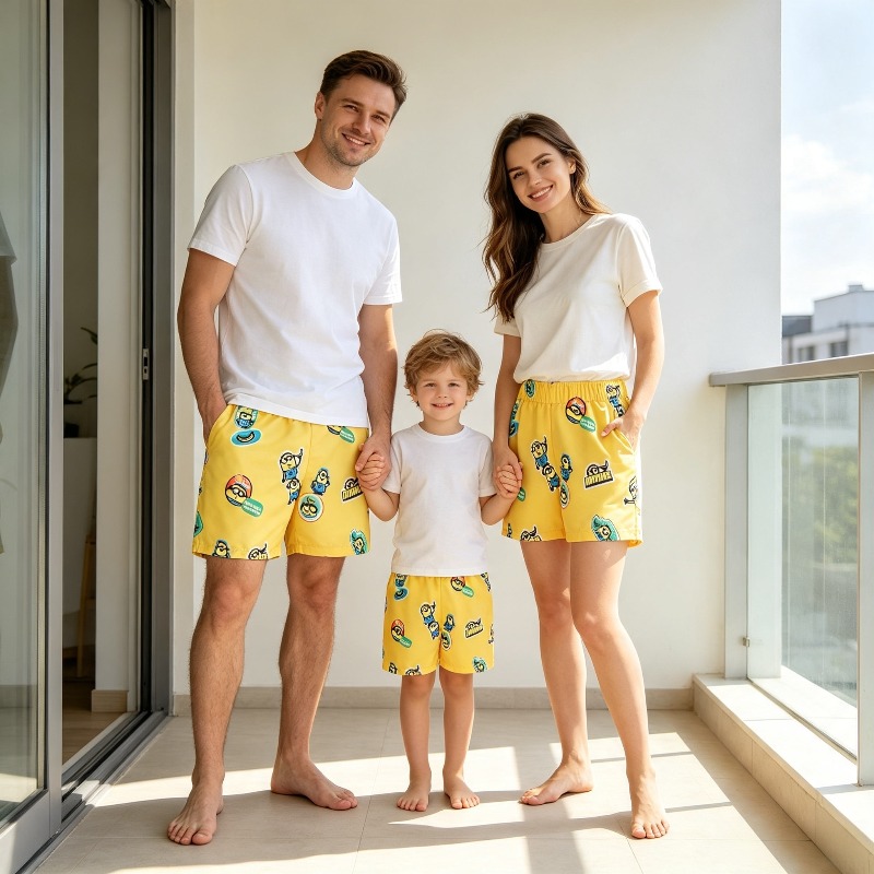 Shorts de bain imprimés Minion - Trunks Board Surf avis et prix